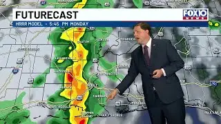 Showers and storms will return to the Gulf Coast