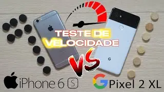 #apple #google #jrtech Teste de Velocidade: Apple iPhone 6S vs Google Pixel 2 XL ✔️