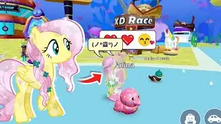 EVERYONE LOVES FLUTTERSHY😍WITH FUNNY MOMENTS🤣IN PK XD✨