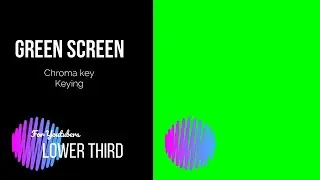 Green Screen Lower third- New package! Chroma key, Keying effect Adobe premiere pro