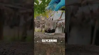 Amazing Science Experiment with Potassium Permanganate and Glycerine #shorts