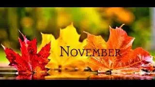 Der November ist da