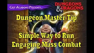 D&D DM Tip | Simple Way to Run Engaging Mass Combat | 1 Minute Dungeons & Dragons DM Tips