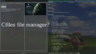 The cfiles file manager, minimal file manager written in the C language - 2021-02-24