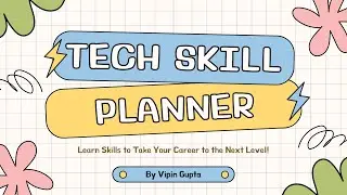 Tech Skill Planner: Guide to Building a Successful IT Career | Top Tech Skills to Boost Your Career