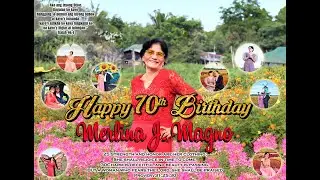 Blessed 70th Birthday ni Nanay ( Bday Greetings )