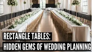 Rectangle #Wedding Tables: Hidden Gems of Wedding Planning