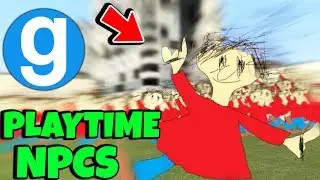 Brand New Playtime Baldi's Basics in Education and Learning Chasing NPCS Gmod Garry's Mod Sandbox