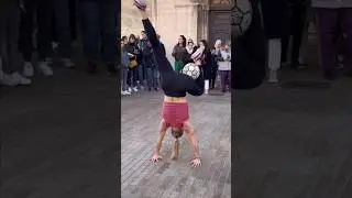 This girl surprised people by playing football #amazing #funny #tiktok #shorts