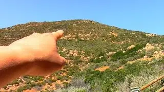 HIKING UP A FAT MOUNTAIN ON A HOT DAY