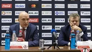 Автомобилист - СКА: Пресс-конференция, 19.09.2016