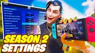 *NEW* BEST Season 2 Nintendo Switch SETTINGS + Sensitivity! (Fortnite Settings Explained)