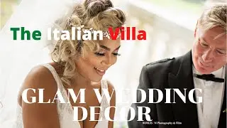 Wedding Ceremony and Reception Decor at the Italian Villa- Inspiration