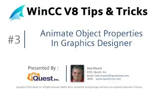 WinCC V8 Tips 3: Using Animations in Graphics Designer! 👩‍💻 Learn SCADA Programming  