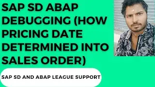SAP SD ABAP DEBUGGING (Pricing date determination into sales order)