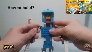 LEGO MOC Tutorial - How to build the Motorbike driver (MOC based on 17101)
