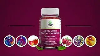 Nature's Craft, Apple Cider Vinegar Gummies, 60 Gummies