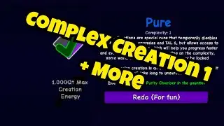 Unlocking Complex Creation 1 - GCI - Roblox