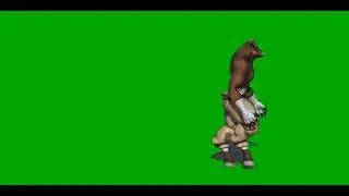cartoon bali green screen video ghoda chillate ja raha hai
