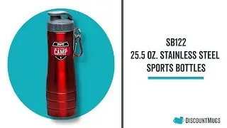 Promotional 25.5 oz. Stainless Steel Sports Bottles