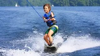 Wakeboarding at Kingsley Pines Camp