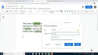 How to Find and Replace word in Google Doc (Desktop Version)?