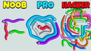 NOOB vs PRO vs HACKER - Tangled Snakes