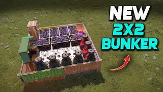 NEW METHOD 2X2 BUNKER IN RUST | Rust Base Design 2023!