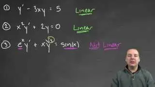 Introduction to 1st Order Linear Differential Equations