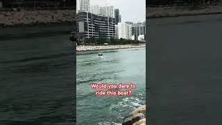 Luckily the boat didn't flip #shortvideo #travel #trending #sea #trendingshorts #trendingreels