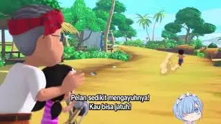 Pada zaman dahulu kakek dan cucu, bercerita