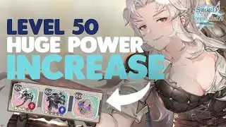 HUGE POWER UP at level 50 in Sword of Convallaria