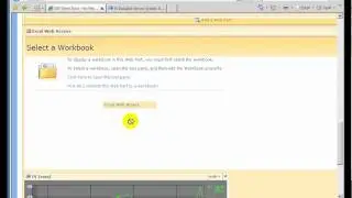 OSIsoft: Insert and configure the Excel Web Access Web Part with PI DataLink Server. v3.0