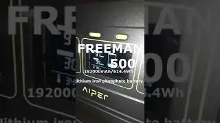 【AIPER  FREEMAN 500】PORTABLE POWER SUPPLY :))【LiFePO4】
