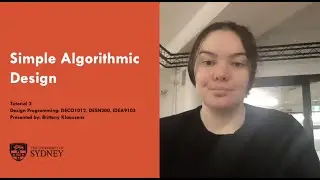 Design Programming: Simple Algorithmic Design