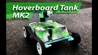 Hoverboard Tank MK2 - Drive and Shooting tests