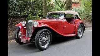 1948 MG TC Roadster. Charvet Classic Cars.