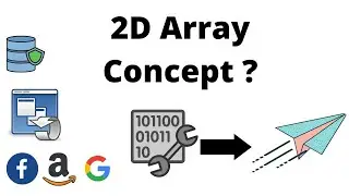 #8 2D Array Concept ? | Data Structures Easy to Advanced