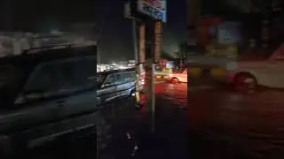 Amazing View Of Foody Road Barmer | Heavy Rain #rain  #rainfall