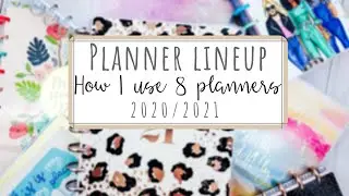 PLANNER LINEUP 2020 | How I use all 8 of my planners