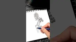 Рисую МК под винил Линкин Парка 🖋️ #виниловые_пластинки #искусство #манкикинг #мк #линеры #дота2