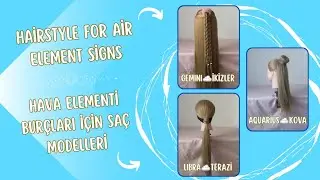 Hava Elementi Burçları İçin Saç Modelleri ☁️ Hairstyles for Air Sign Zodiac ☁️  #hair #zodiacsigns