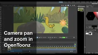Camera pan and zoom in OpenToonz