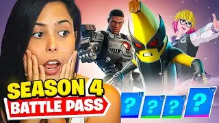 NEW *MARVEL* Season 4 BATTLE PASS in Fortnite!