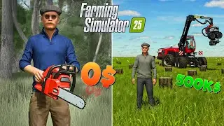 Выжить в ЛЕСУ 🚜 Farming Simulator 25