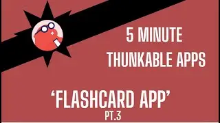 Flashcard App Code Tutorial (Part 2) | codeswept