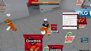 Using Doritos Particle spam script in prison life with rc7 :troll: