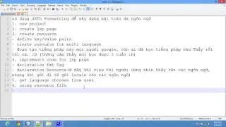 Example Multi Language Using JSTL Formatting