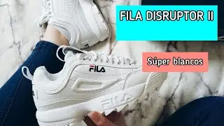 FILA DISRUPTOR COMO NUEVOS || ZAPATILLAS BLANCAS