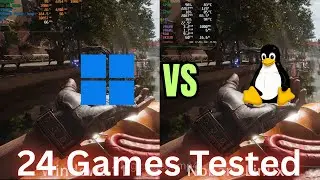 24 Games Tested: Windows vs Linux Gaming in 2025 (RX 6800M)